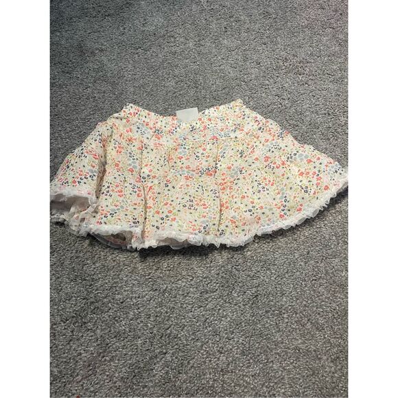 Oshkosh Girls 3T Toole Layered Flower Elastic Waist Skirt - Picture 1 of 4